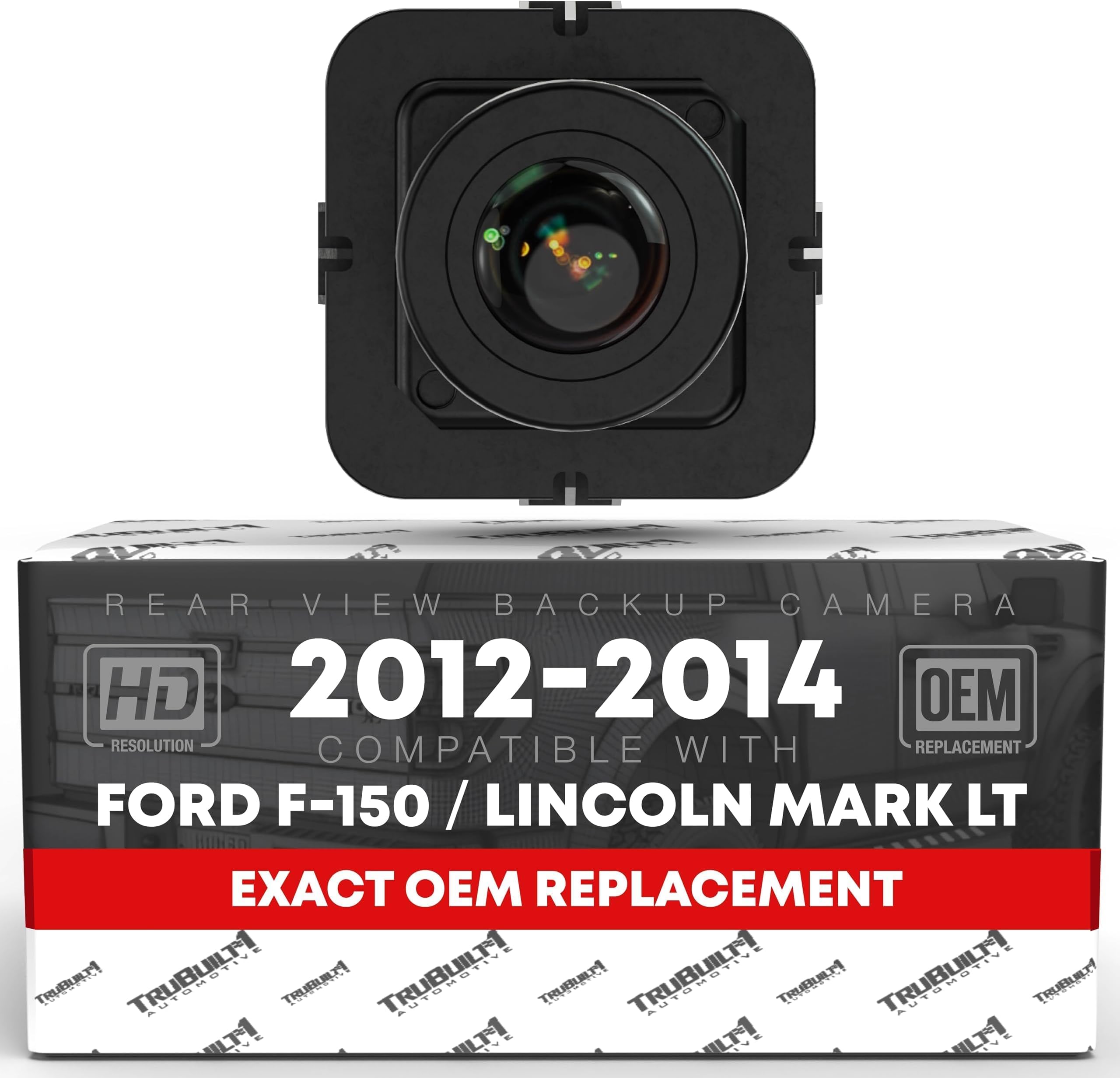 Rear View Backup Camera - Compatible with 2012-2014 Ford F150, SVT Raptor, Lincoln Mark LT - Reverse Park Assist Camera - OEM EL3Z-19G490-D, CL3Z-19G490-B, CL3Z-19G490-C, CL3Z-19G490-D