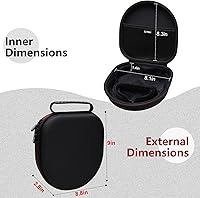 Vista 2 de LTGEM Case Compatible with SteelSeries Arctis Nova 7X / 7 Wireless Multi-Platform Gaming Headset