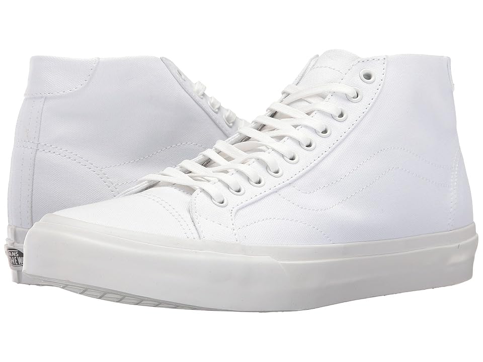 

Vans Court Mid ((Canvas) True White) Men's Skate Shoes