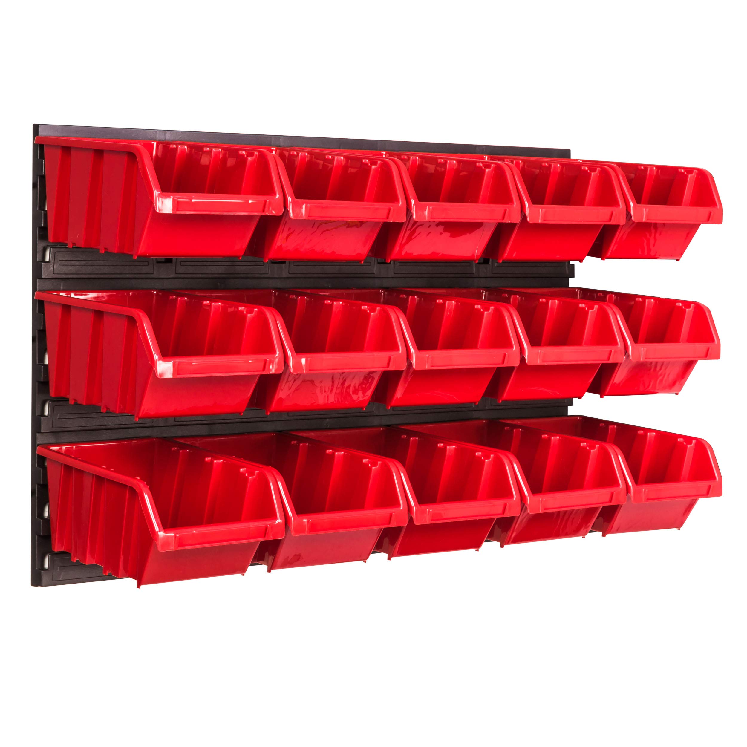 Modulares Regalsystem PAFEN Stapelbox-Wandregal 772x390 Mm - 10-teiliges Lagersystem Für Werkstatt & Garage Werkstatt Organisation
