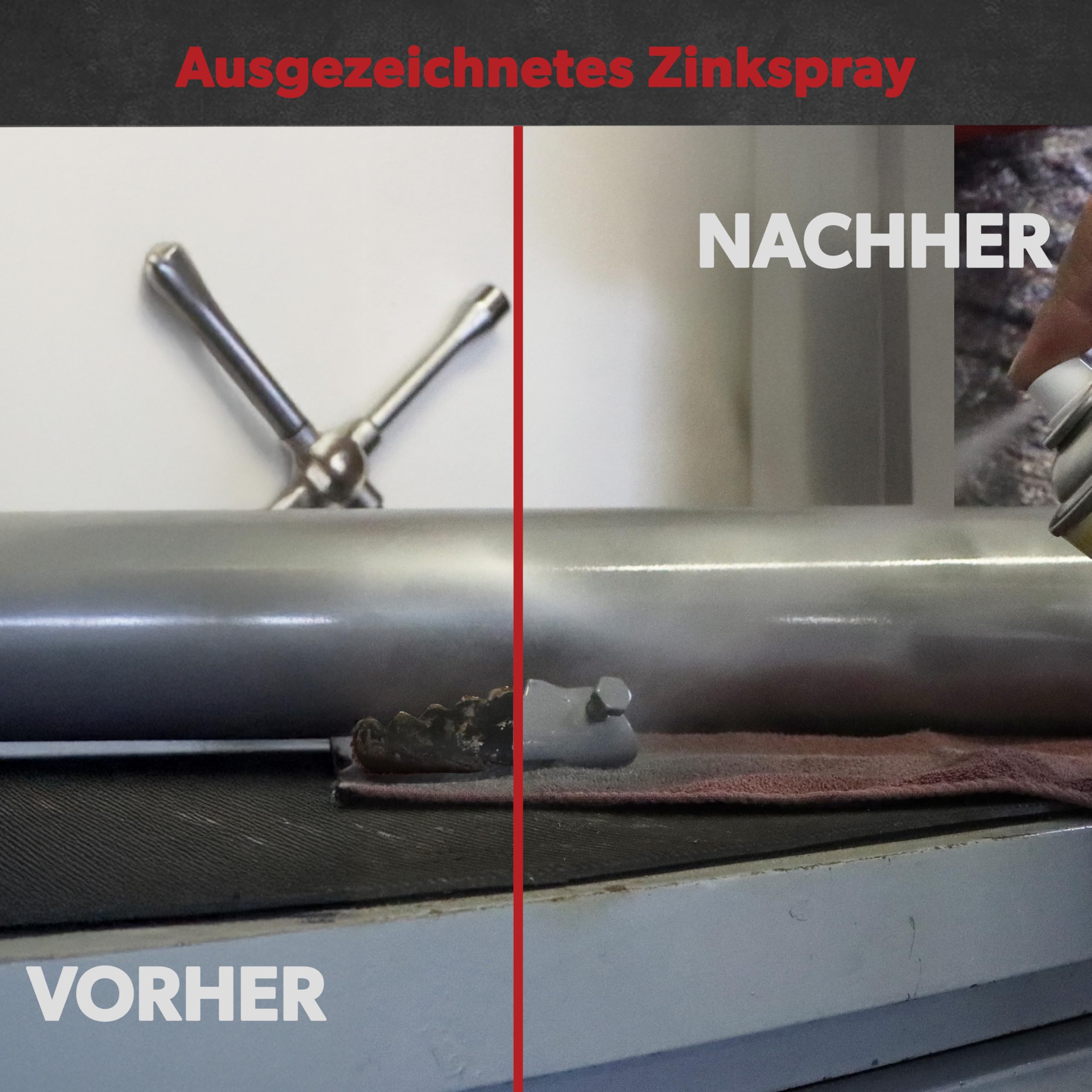 siwitec 6 x by Schmidt's Zinkspray, 66,34% VOC, Korrosionsschutz, Zink Spraydose, Rostlöser Spray, Zinc Spray, Zinkstaub Rostschutz