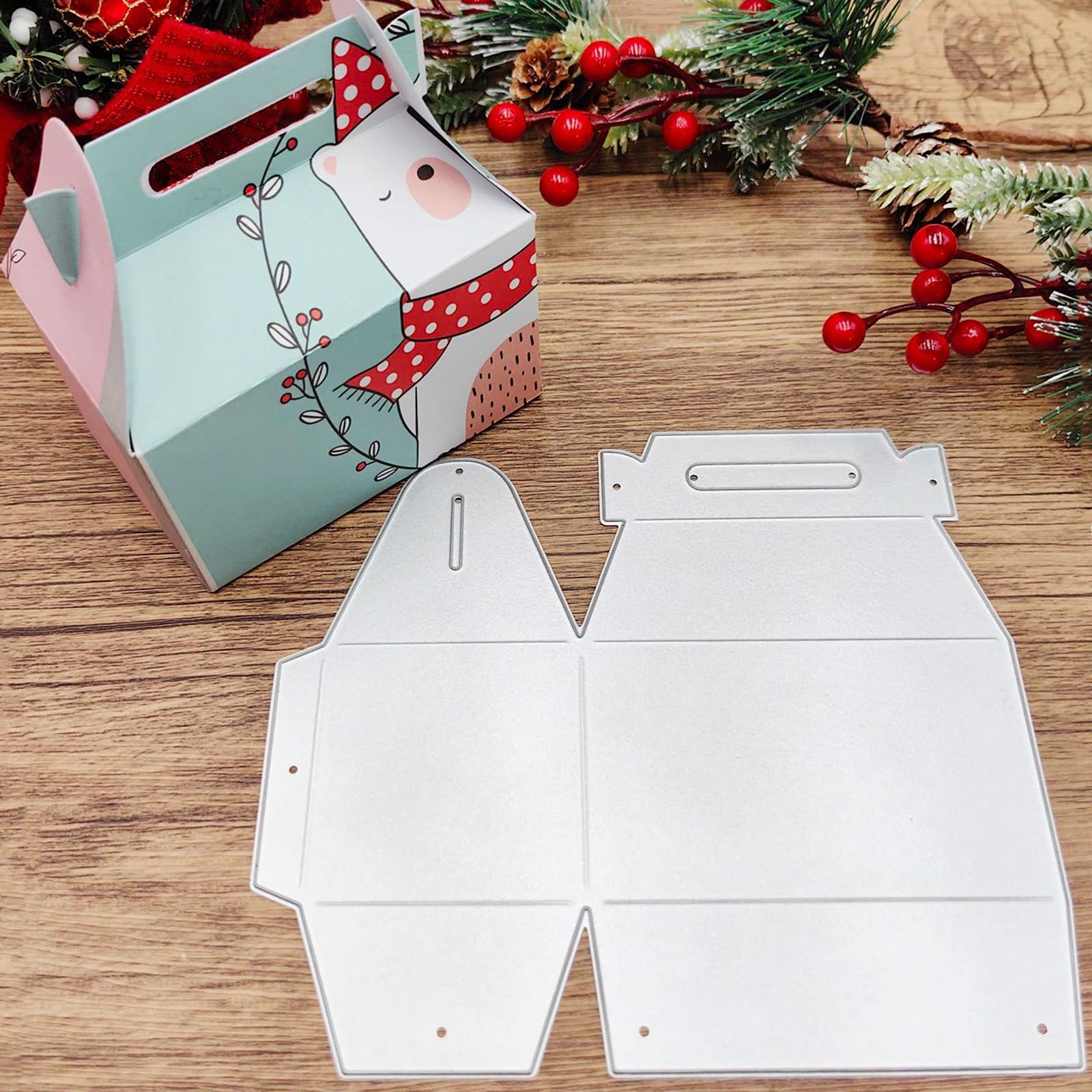 Party Gift Packing Box Metal Cutting Dies, Embossing Tool Die Cuts, Small Candy Boxes for DIY Scrapbooking Paper Cards Art Craft Decor, Perfect for Wedding, Birthday, Graduation, Shower Holidays