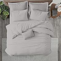 Vista 10 de Kotton Culture - Funda de edredón de 120"x 98" para cama extragrande King de 1 pieza, 100% algodón egipcio - Funda de edredón de lujo de 1000 TC