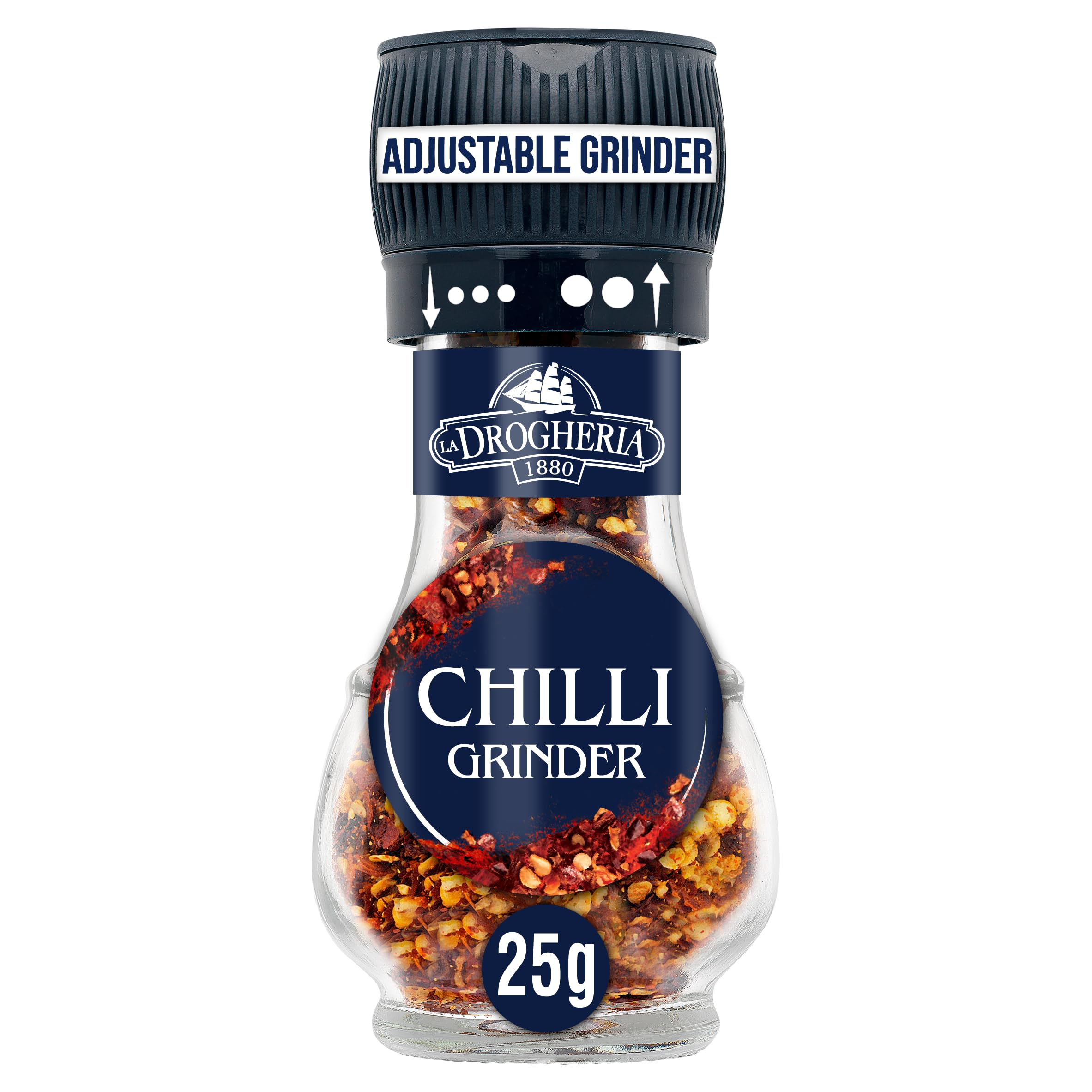 La Drogheria Chilli Flakes Adjustable Grinder 25 g
