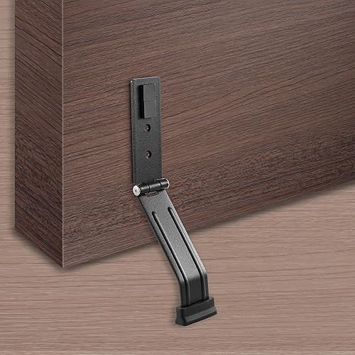 Vista 4 de Topes de puerta para la parte inferior de la puerta, sin perforación, soporte de puerta para mantener la puerta abierta, tope de ruido debajo