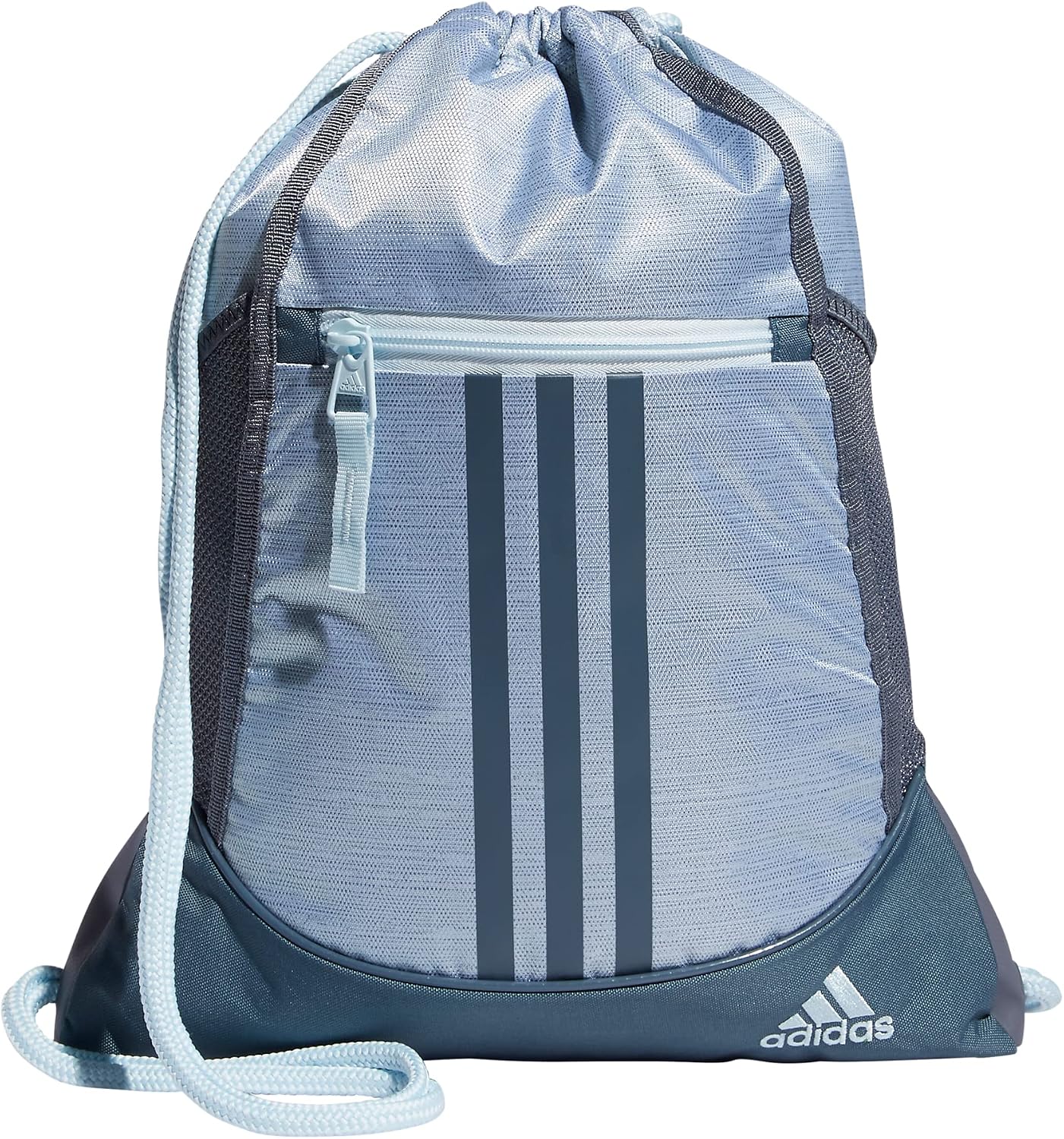 adidas Alliance II Sackpack Discontinued Styles, Sky Tint Blue Two Tone/Legacy Blue, One Size