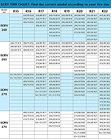Vista 7 de Snow-Chains - Cadenas para neumáticos de fácil instalación, cadenas de nieve para neumáticos de servicio pesado de ajuste con un solo tirón