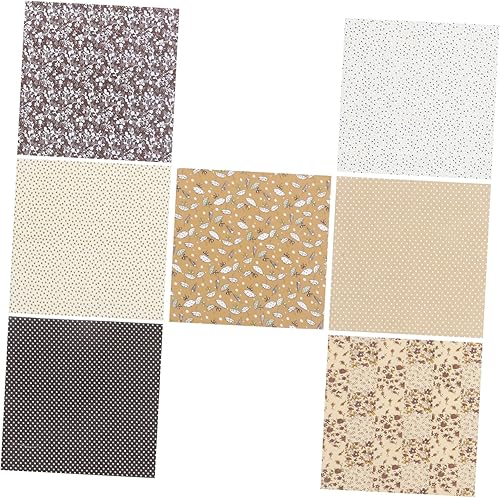 Miniatura 9 de VILLCASE 28 pcs DIY Cotton Patchwork Sewing Fabric Easter Quilting Patchwork Fabric Squares for Quilting Fabric Fat Quarters Fabric Printed Bundle