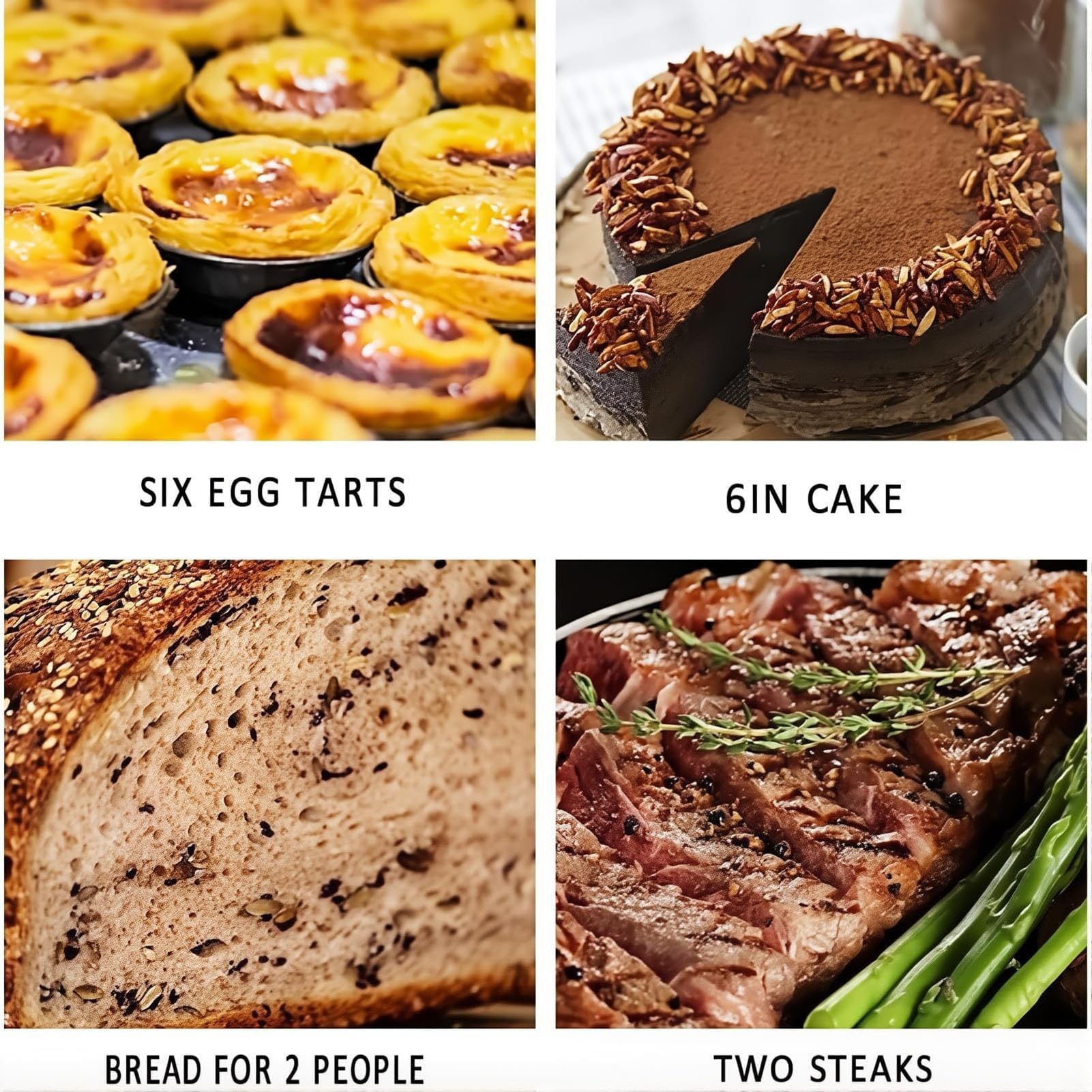 Four électrique Intelligent 12 L, Grille-pain à Convection Et Pâtissier Avec Température Réglable De 0 à 230 °c, Petit Four Multifonctionnel Pour La Maison Et Les Restaurants