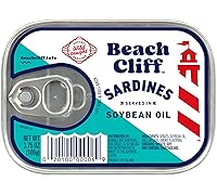 Vista 26 de Beach Cliff Wild Caught Sardines in Louisiana Hot Sauce, lata de 3.75 onzas (paquete de 12) – 0.49 oz de proteína por porción, sin gluten, apto