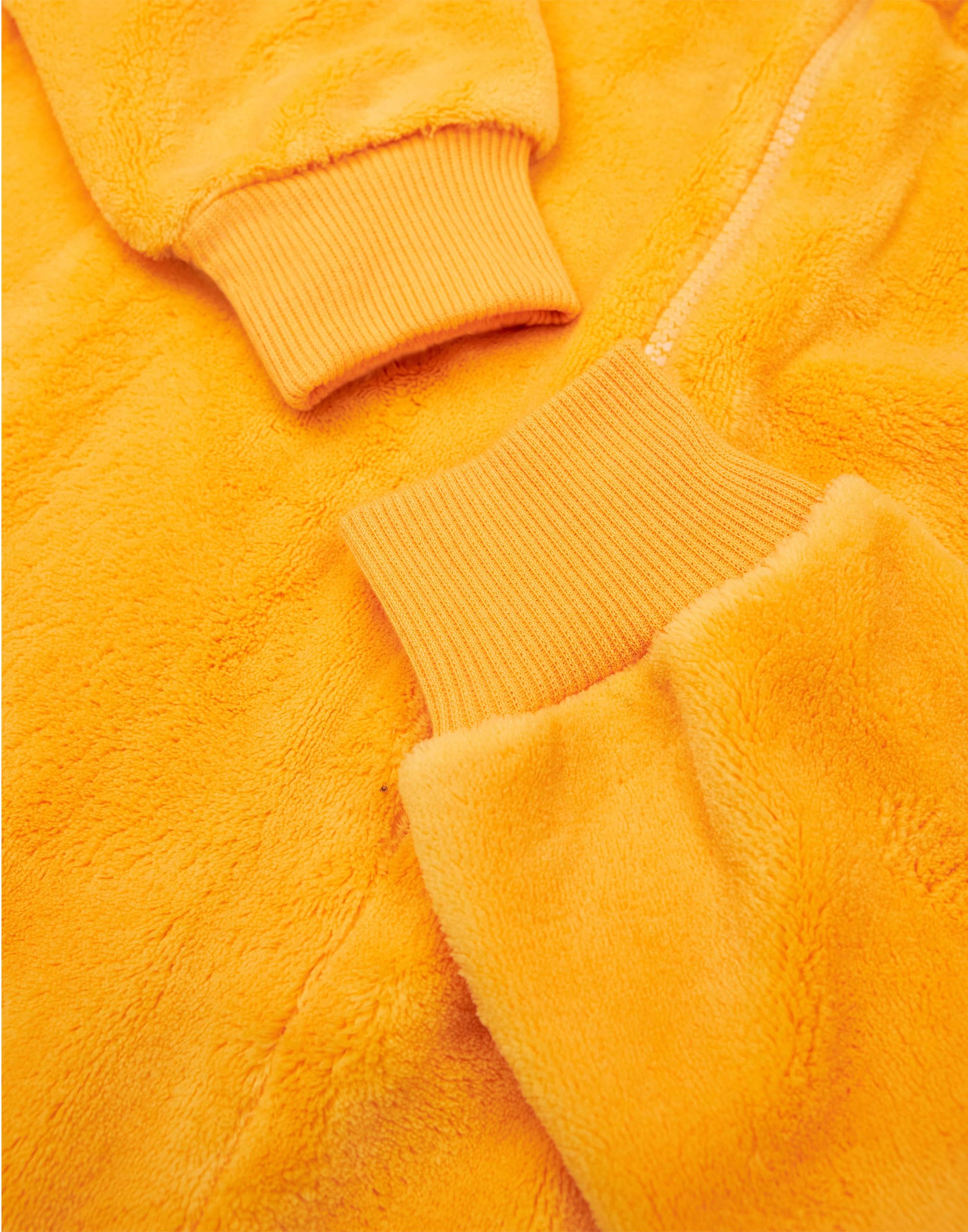 Garfield Mono para Adultos | Pijama Entero en Naranja para Hombres y Mujeres | Mono de Dormir con Cremallera, Capucha y Cola 3D | Traje de una Pieza de Gato de Dibujos Animados Ropa de Estar