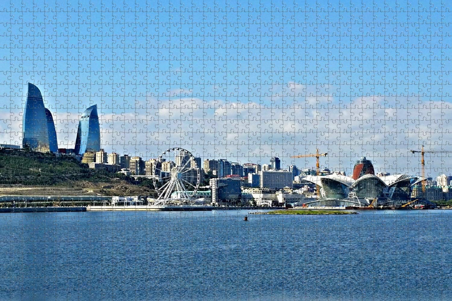 Saint Augustine Fort Florida USA Jigsaw Puzzle for Adults 1000 Piece Wooden Travel Gift Souvenir