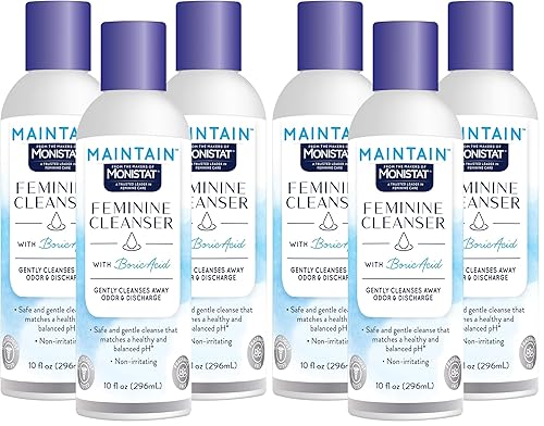 Miniatura 13 de Monistat Lavado femenino de ácido bórico, lavado íntimo sin fragancia para mujeres con fórmula suave de pH equilibrado, 10 onzas líquidas