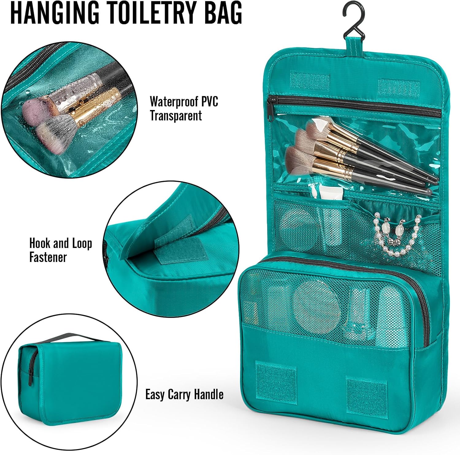 Veken 10 Set Packing Cubes for Kids & Toddler, Airplane Travel Essentials, Beach Vacation & Road Trip Suitcase Organizer Bags Set for Luggage, with Hanging Toiletry & Shoe Bag - Image 3