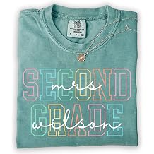 Personalized Teacher Shirts for Women, First Day of School Shirts, Custom Teacher Gifts 2026