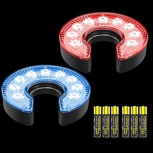 KINGTOP Luz LED para hoyo de golf con lente antirreflejos - Operada a pilas, luces de taza de golf que brillan en la oscuridad, ideal para golf