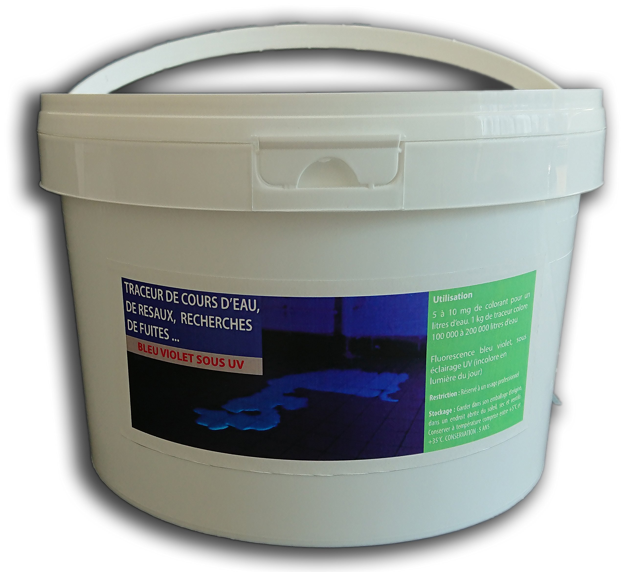 VISIO TECHTracer Uv Transparent Visible Beneath, Water Soluble Powder – 1kg Tub