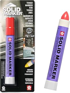 SAKURA Solidified Paint Solid Marker, 14 to 392 Degrees F, Red (46583)