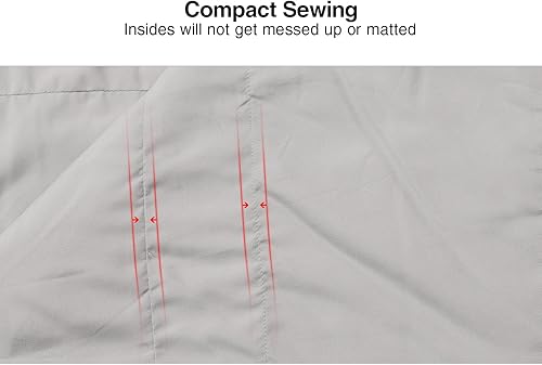 Miniatura 42 de REDCAMP Saco de dormir ultraligero para mochileros, senderismo, comodidad para adultos en clima cálido, con saco de compresión 2-Sobre