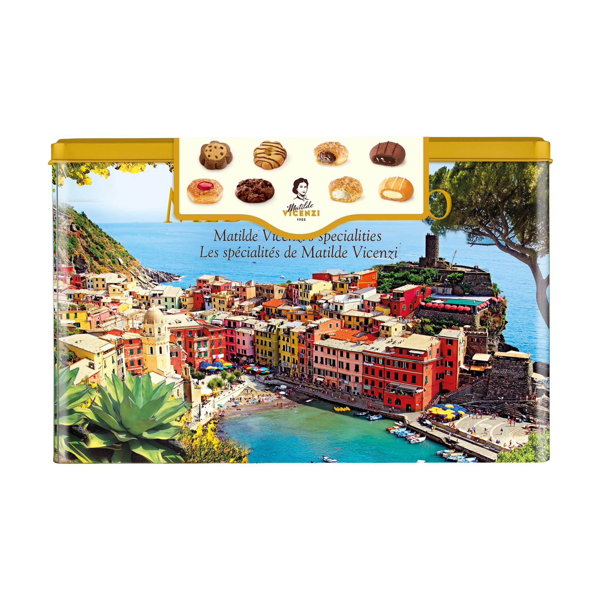 Amazon.com: Matilde Vicenzi Mediterraneo Cookie Gift Tin - Italian