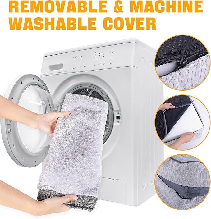 Cama Ortopédica para Perros Extra Grande 107x76 cm Lavable miniatura 5