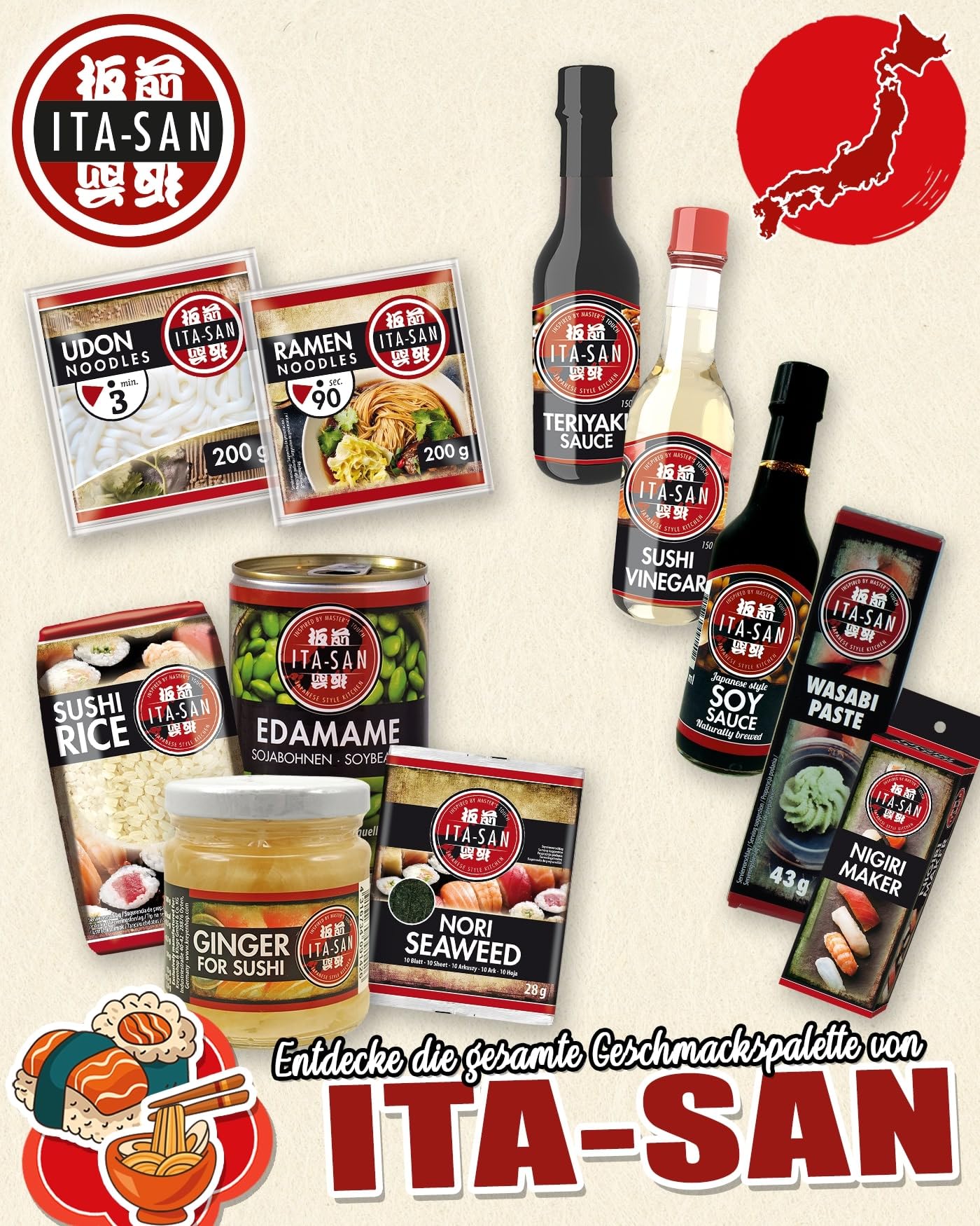 Radis, mariné, entier - 500 gr