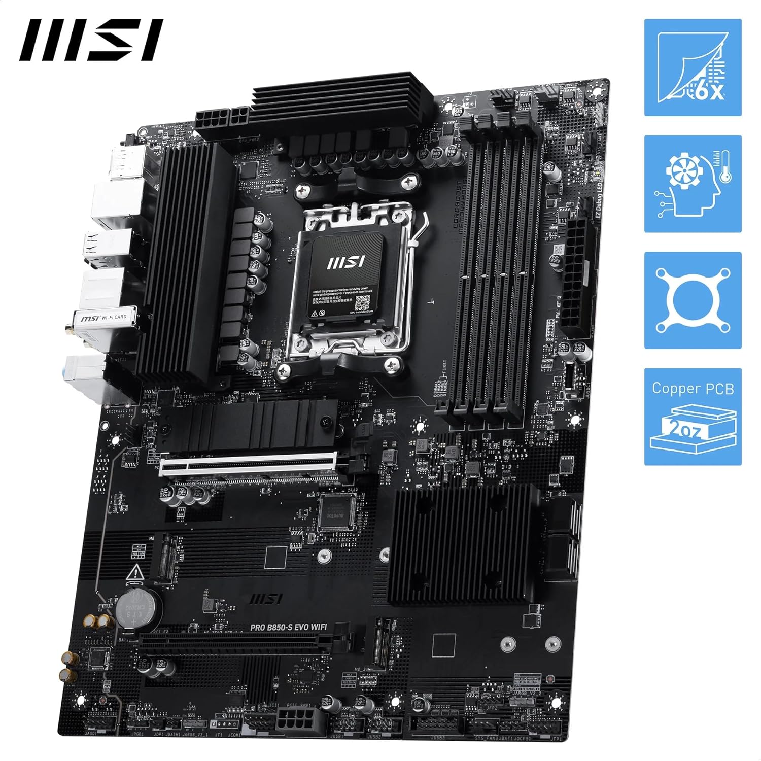 MSI PRO B850-S EVO WiFi
