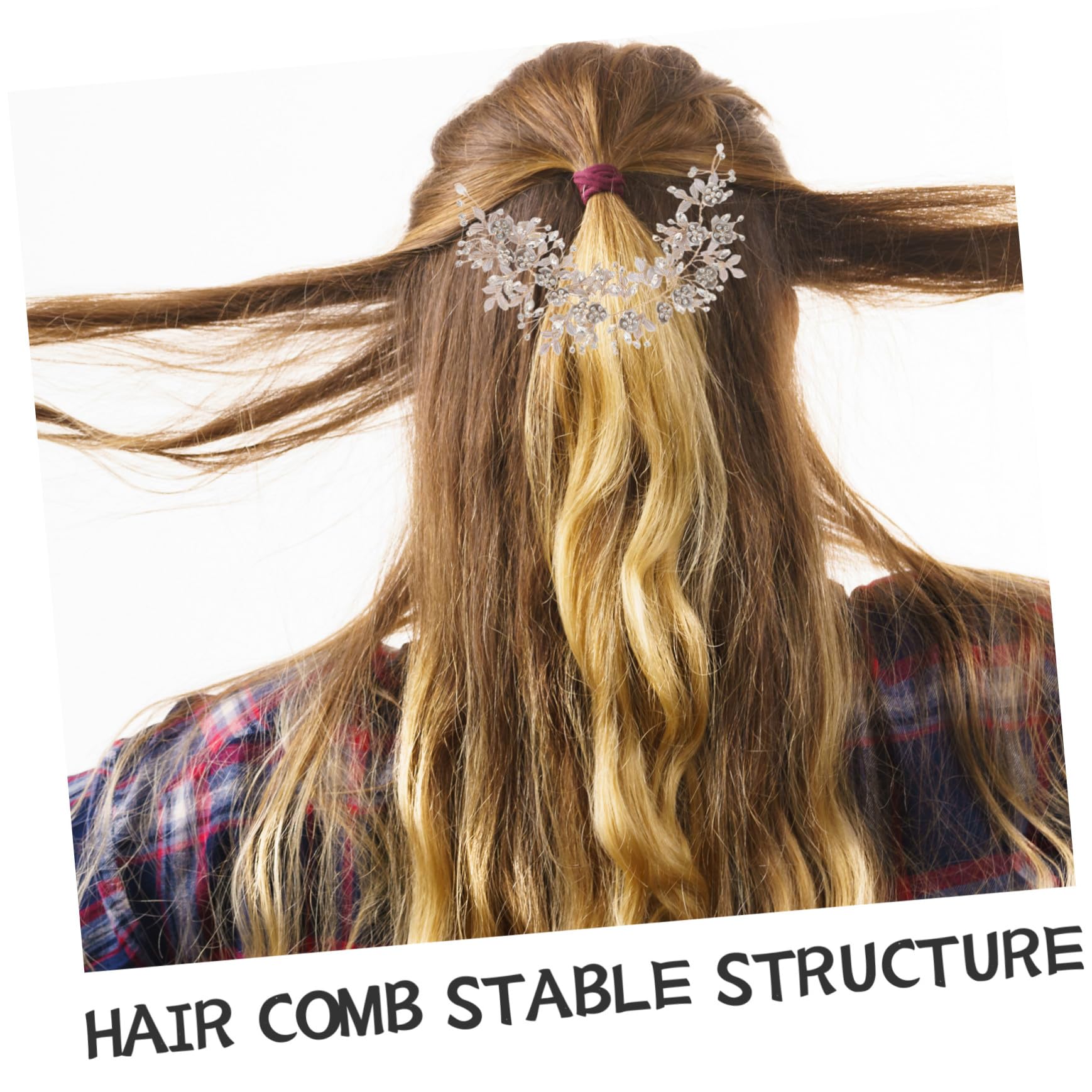 Healvian Fascia per Capelli da Sposa Fiori e Foglie Dorate Cerchietto da Sposa con Cristalli Accessori per Capelli per Damigelle Copricapo Floreale per Feste e Cerimonie