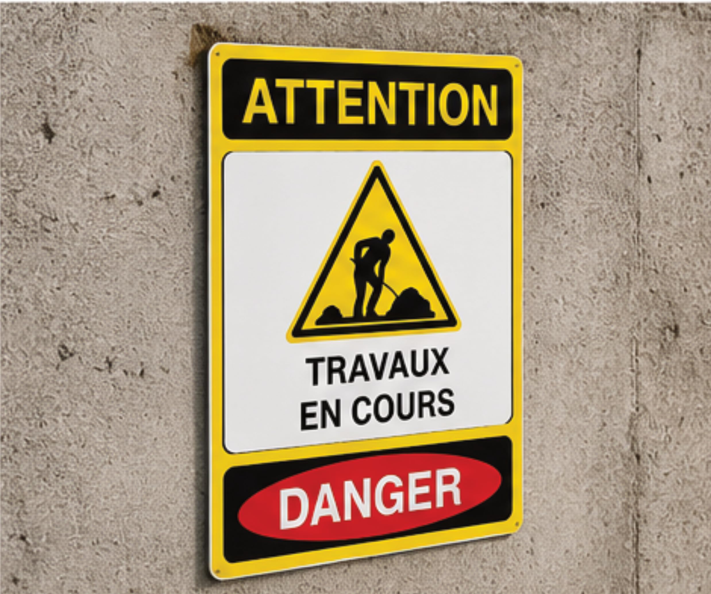 Kit Chantier BTP 5 Panneaux de Sécurité – Signalisation Chantier Professionnelle – Port EPI Obligatoire – Travaux en Cours – Vidéosurveillance – Trousse de Secours – Intérieur Extérieur – PVC 3mm