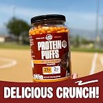 Twin Peaks Low Carb, Keto Friendly Protein Puffs, Mesquite Barbecue (300g, 21g Protein, 2g Carbs, 120 Cals)