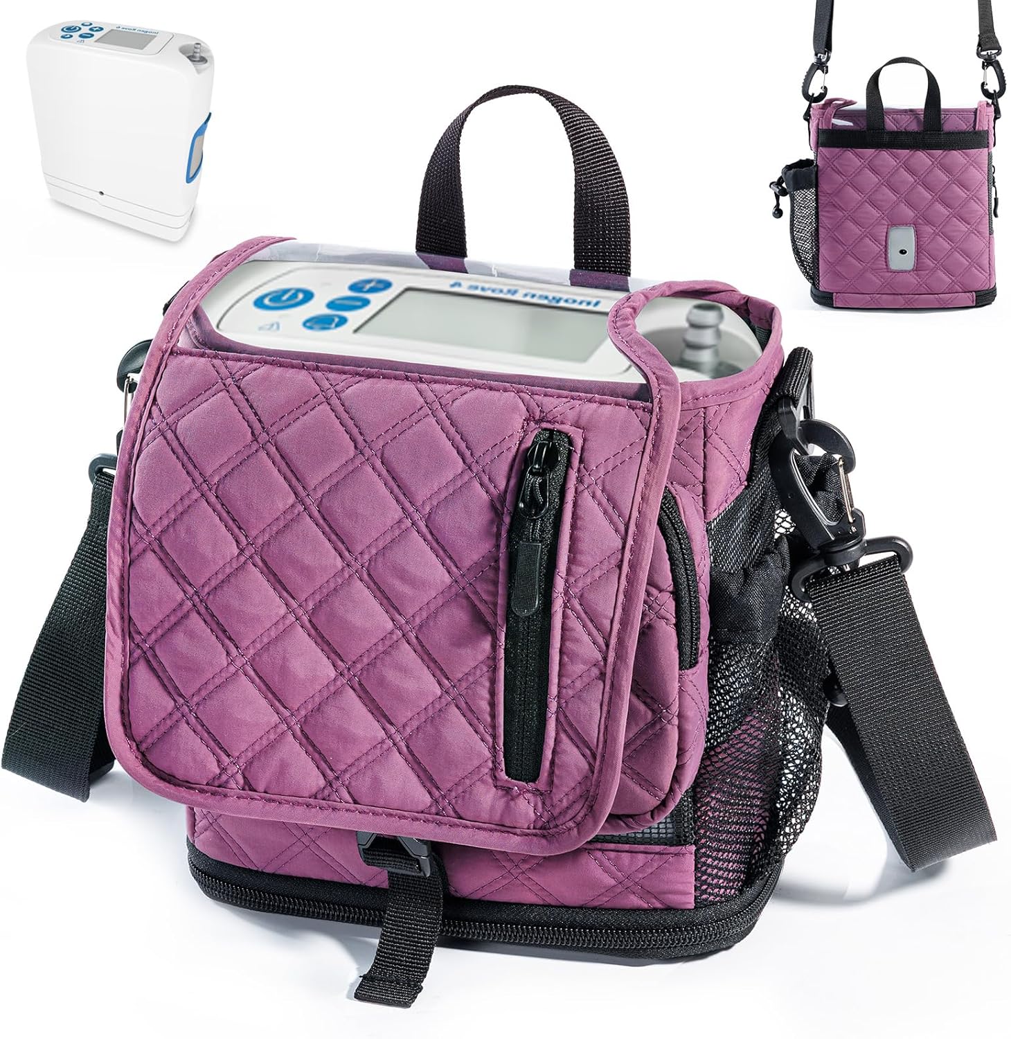 BAGSFY Lightweight Shoulder Carry Bag for Inogen One G5 & Rove 6 – Portable Oxygen Concentrator Tote for Travel