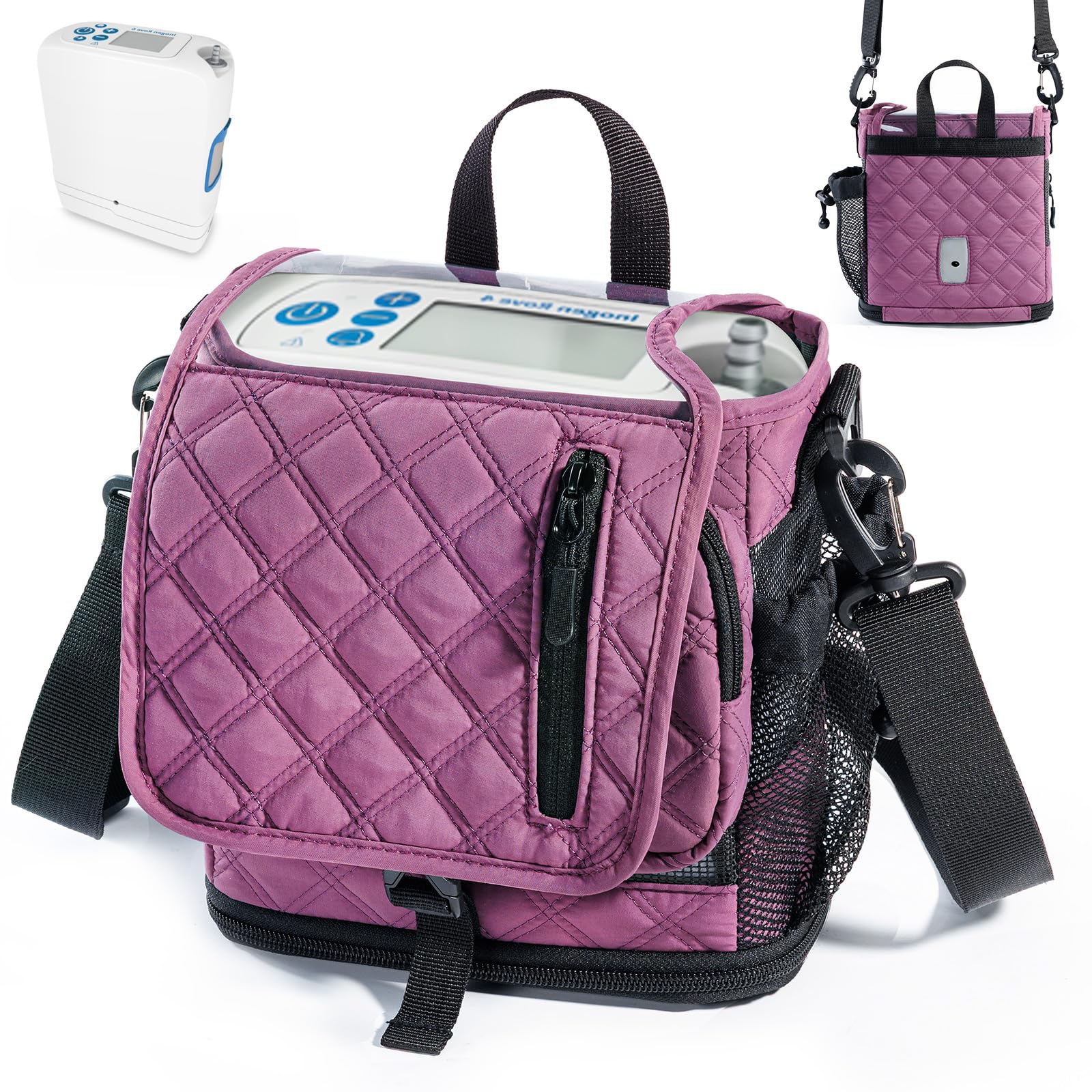 BAGSFY Lightweight Shoulder Carry Bag for Inogen One G5 &amp; Rove 6 – Portable Oxygen Concentrator Tote for Travel