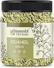 HIMANSHI HERBALS Fennel Seeds | Natural and Fresh Organic Saunf | Good for Cooking and Wellness | No Added Colours Or Preservatives (200gm)