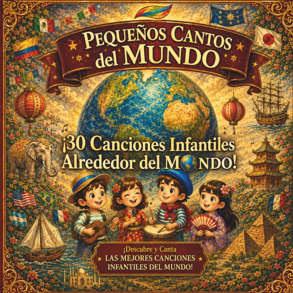 Pequeños Cantos del Mundo: Poemas ilustrados para niños de 4 a 8 años sobre culturas y países del mundo