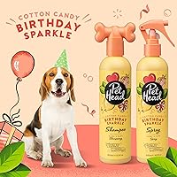Vista 4 de Pet Head Birthday Sparkle Champú para perros, aroma de algodón de azúcar, champú para perros con piel sensible, regalo de cumpleaños para perros