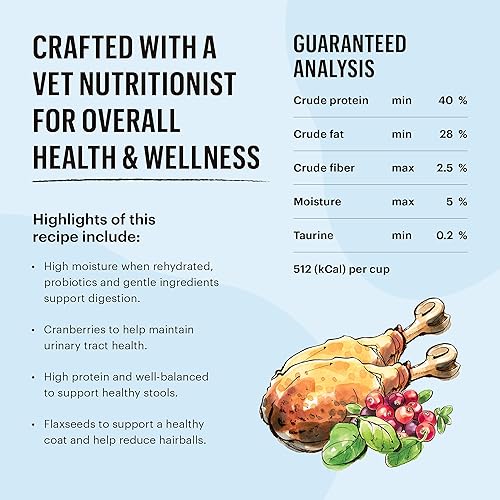 Miniatura 5 de The Honest Kitchen Alimento deshidratado para gatos de pavo sin granos, caja de 2 libras