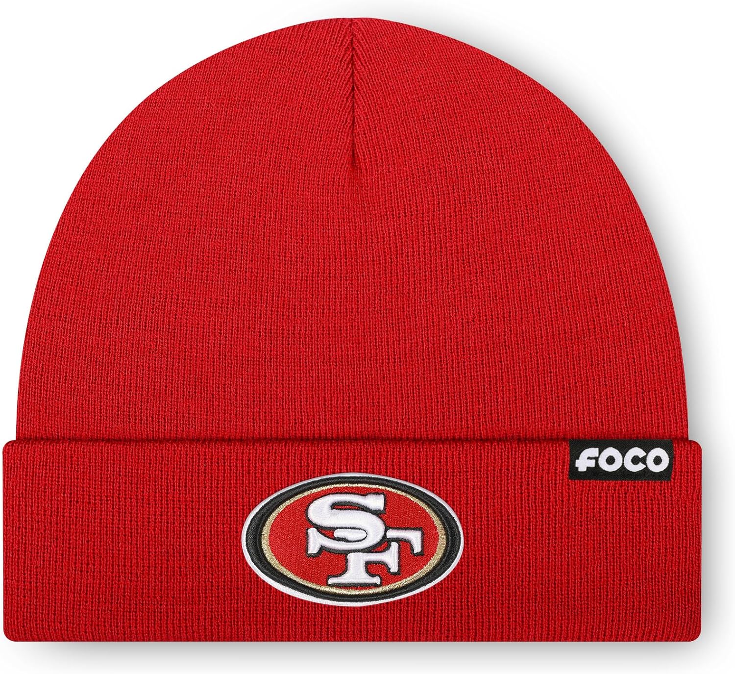 FOCO NFL Mens NFL Team Logo Basic Beanie Hat