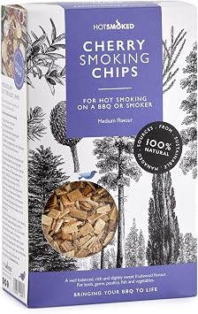Cherry Wood Smoking Chips for BBQs 400g