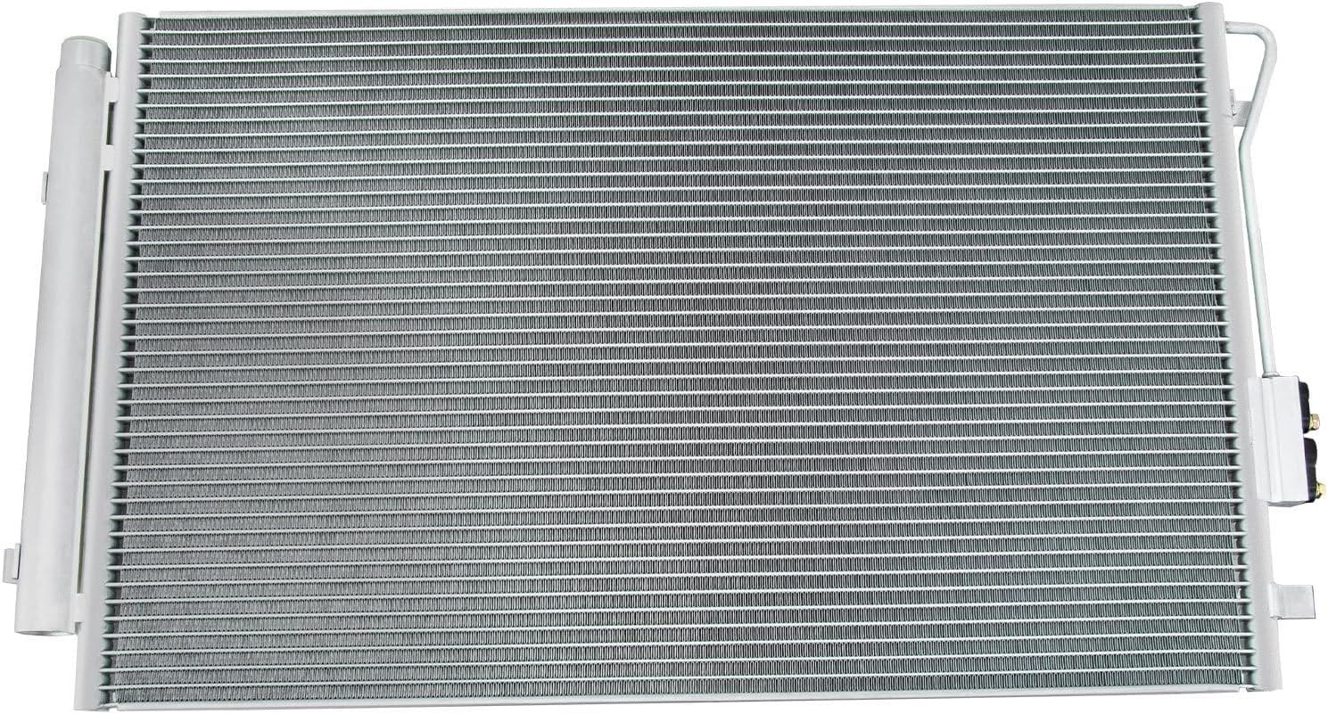 AC Condenser All Aluminum Radiator compatible with 2016-2018 Kia Sorento EX LX SX L SXL SX Limited Sport Utility 2.4L 3.3L L4 V6 GAS DOHC Naturally, 2016 2017 2018,AC Air Conditioning Radiator