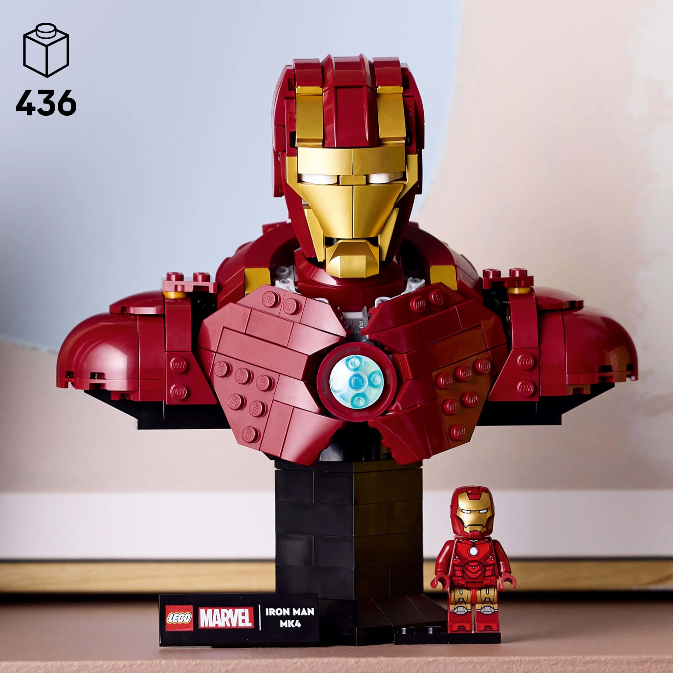 LEGO | Marvel Popiersie Iron Mana MK4 76327
