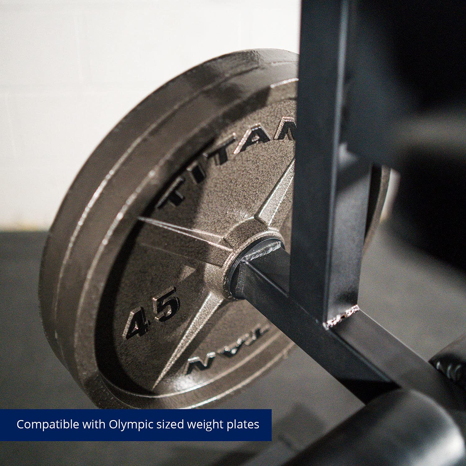 Titan Fitness PlateLoaded Lying Prone Hamstring Curl and Leg Extension Machine, Rated 300 LB