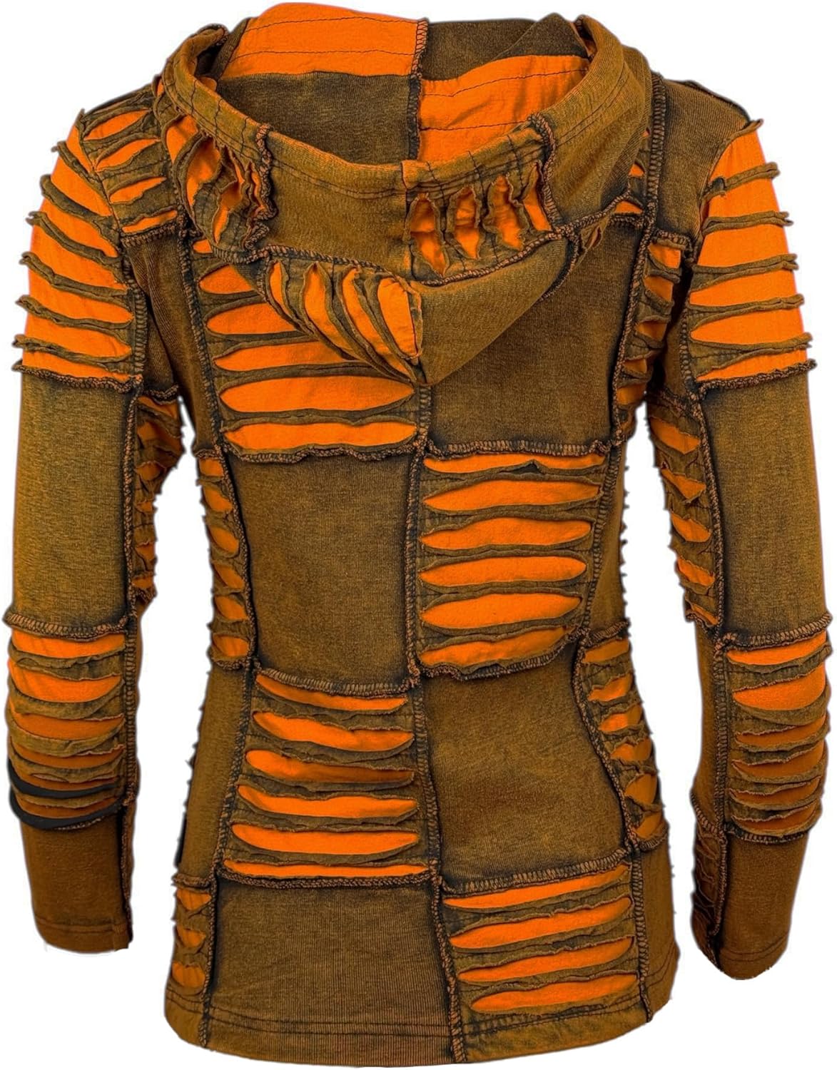 Agan Traders 2026 Trendy Hoodies for Women - Patched Tie-Dye Womens Jackets - Embroidered Zip Up Hoodies for Casuals & Events
