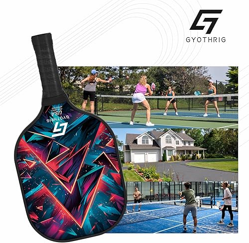 Miniatura 6 de Palas de pickleball ligeras, juego de pickleball de fibra de vidrio aprobado por USAPA para principiantes y profesionales