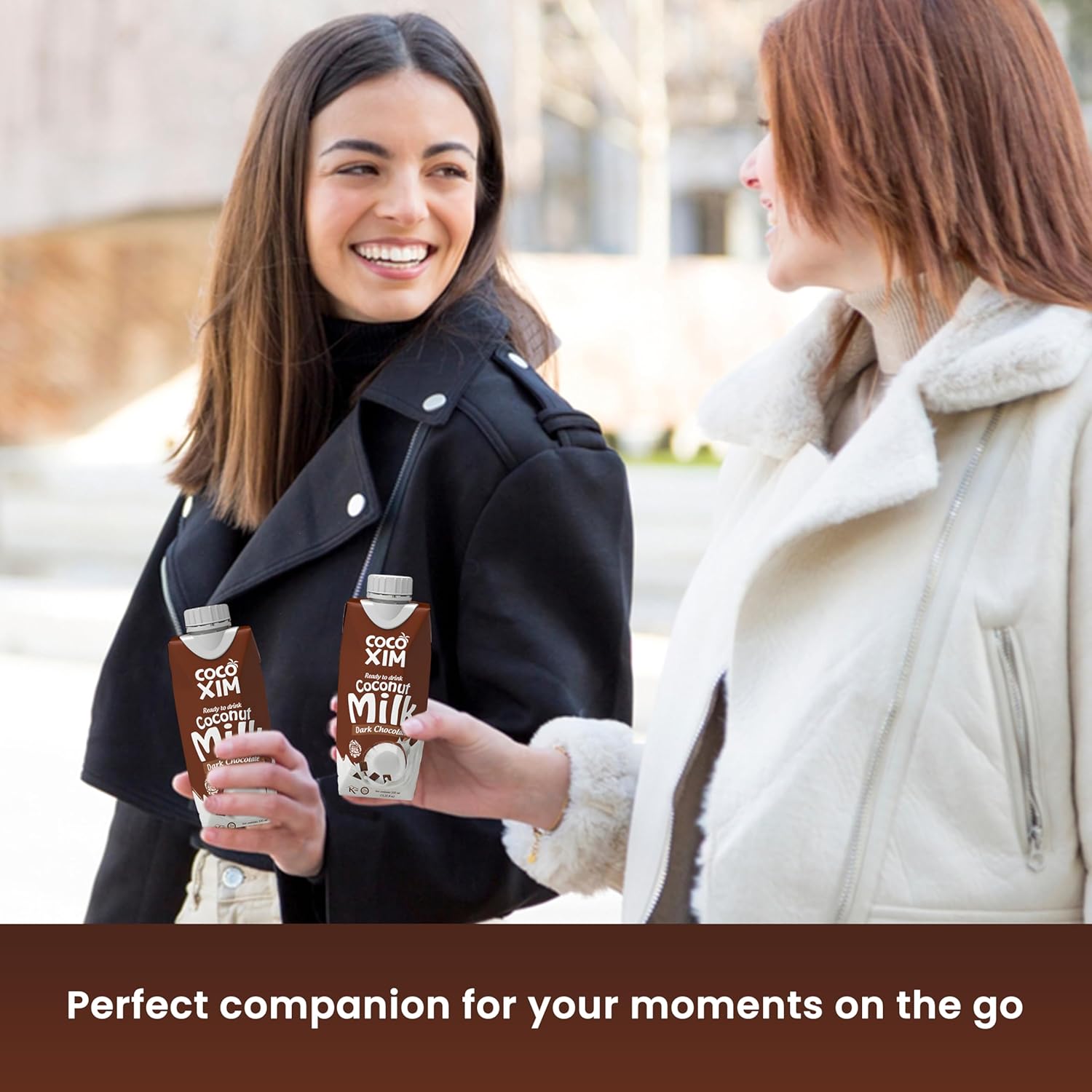 COCOXIM Ready to Drink Dark Chocolate Coconut Milk – 11 oz (Pack of 12) | 100% Vegan & Plant Based |Halal & Kosher Certified | Gluten & Lactose Free | Perfect to Add to Cereals, Smoothies and Desserts