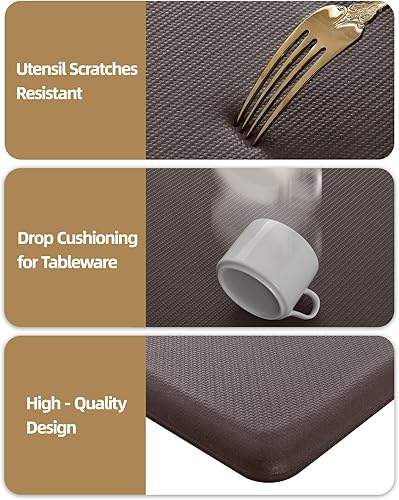 Miniatura 57 de Color&Geometry - Alfombras de cocina antideslizantes e impermeables Alfombra de cocina acolchada Alfombra antifatiga para pararse de 30 x 18