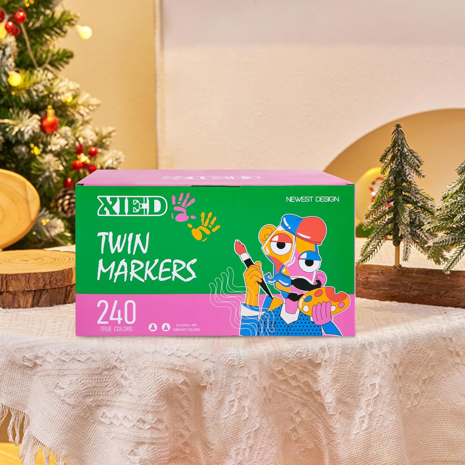 Alcohol Markers, 240 Colors Alcohol Markers Set for Artists, Students, Adults, Artists in Coloring & Drawing (Fine &Broad) - Image 6