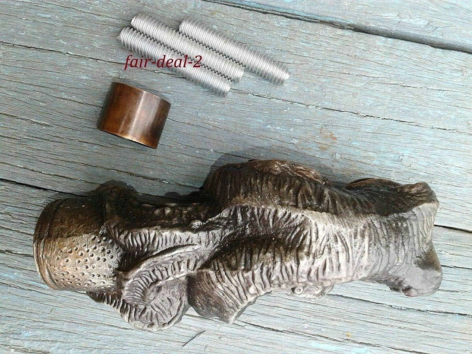 Poignée de canne décorative en forme de tête de pieuvre en aluminium massif, style antique
