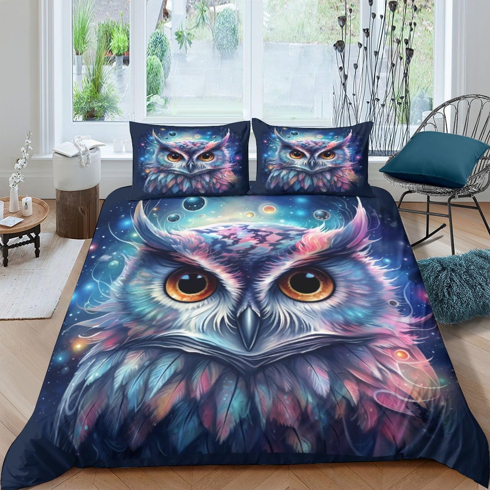 Housses de couettes 3D animaux mignons pour créer un cocon galaxie dans la chambre enfant