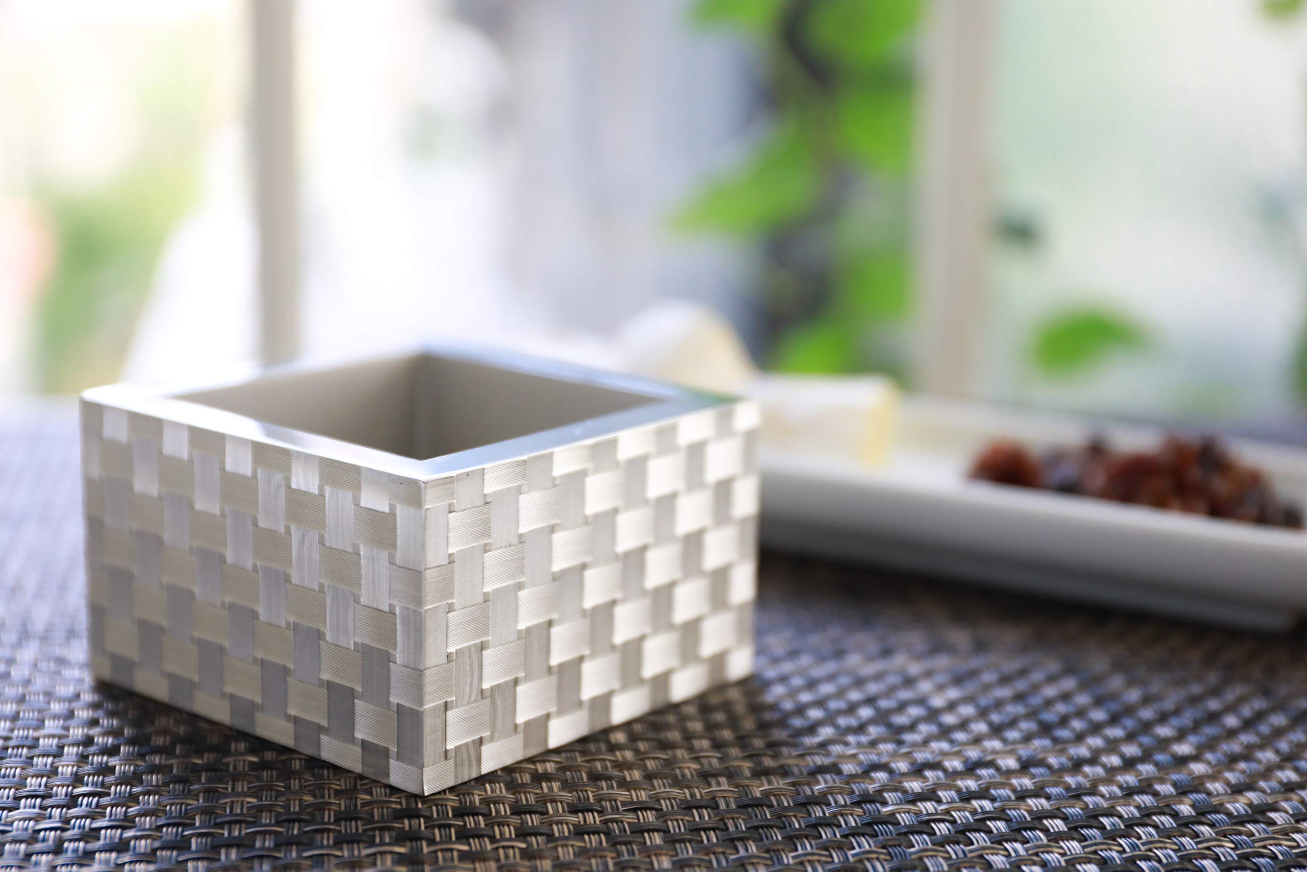 【希少品】升次郎 煌 錫製高級桝・金色 網目（ダイヤカット加工）箱無し Amazon.co.jp: アートランド 升次郎 煌 錫製桝・升 銀色 網目模様