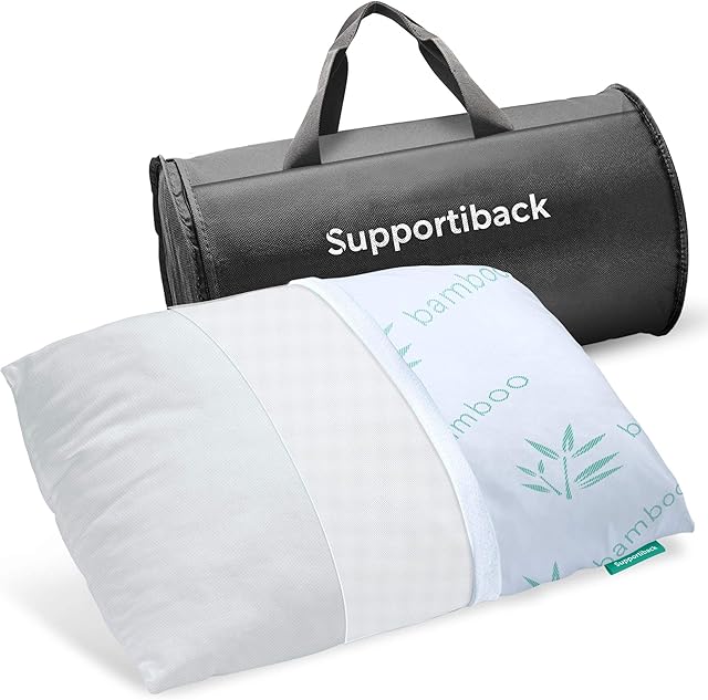   Shredded Bed Pillow - Ergo-Bounce Technology for 32% Deeper Sleep - 3X Cooler with Patented Antibacterial Cover - All Sleep Positions